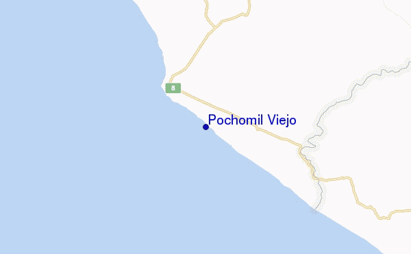 locatiekaart van Pochomil Viejo