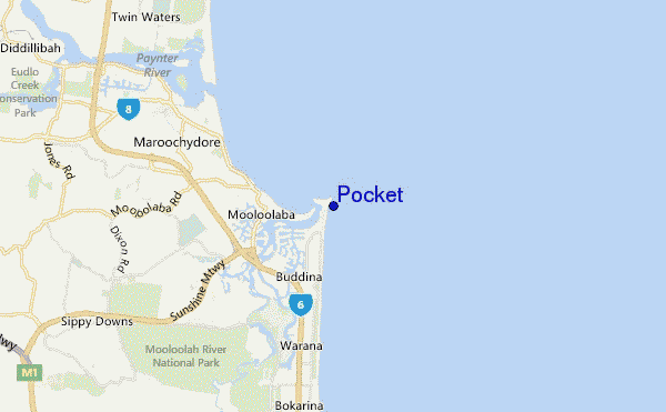 locatiekaart van Pocket