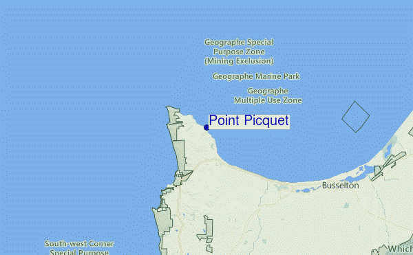 Point Picquet Location Map