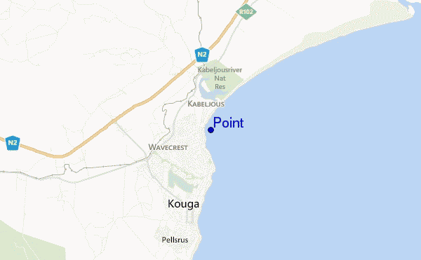 locatiekaart van Point