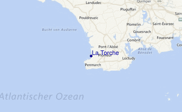 La Torche Location Map
