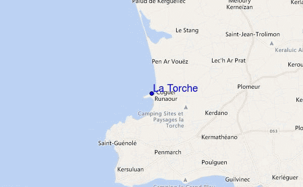 locatiekaart van La Torche