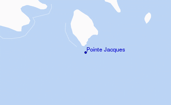 locatiekaart van Pointe Jacques