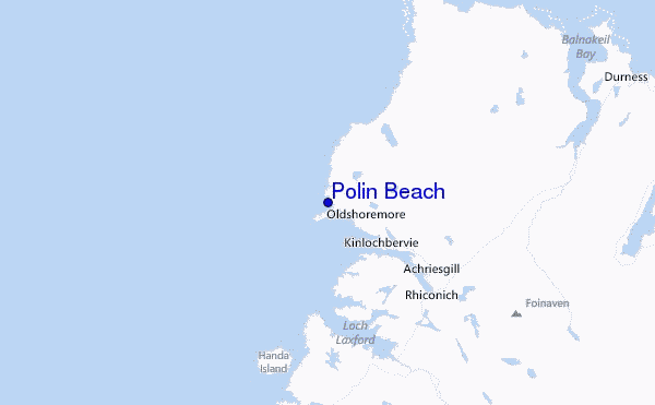 Polin Beach Location Map