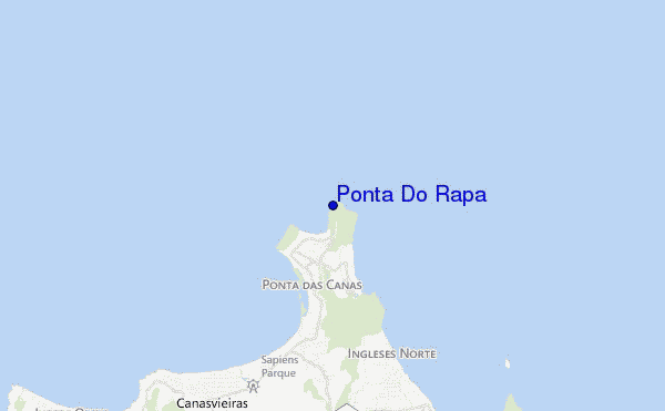 locatiekaart van Ponta Do Rapa