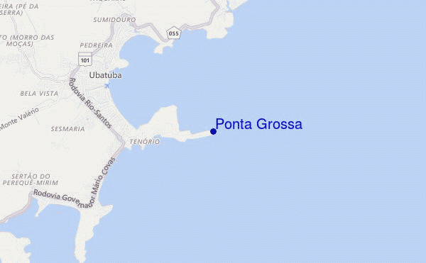 locatiekaart van Ponta Grossa