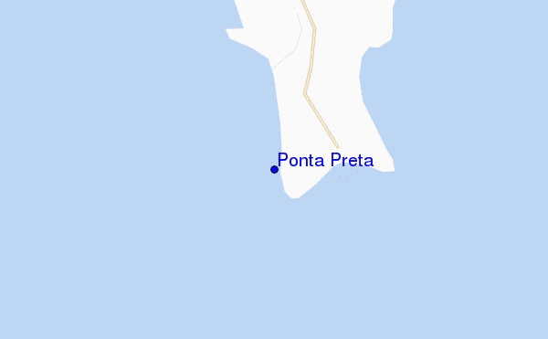 locatiekaart van Ponta Preta