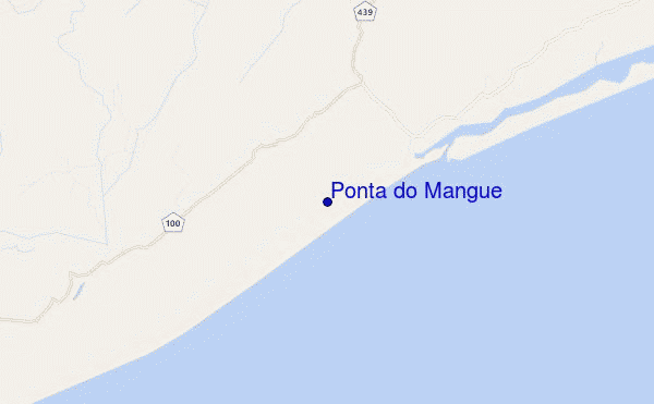 locatiekaart van Ponta do Mangue
