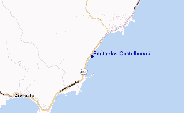 locatiekaart van Ponta dos Castelhanos