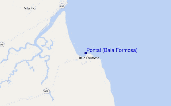 locatiekaart van Pontal (Baia Formosa)