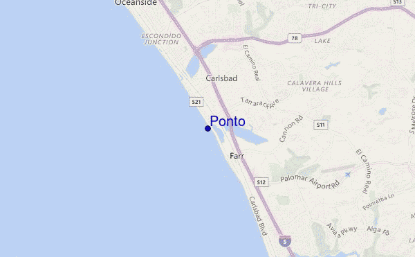locatiekaart van Ponto