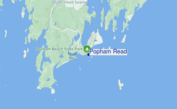 locatiekaart van Popham Read