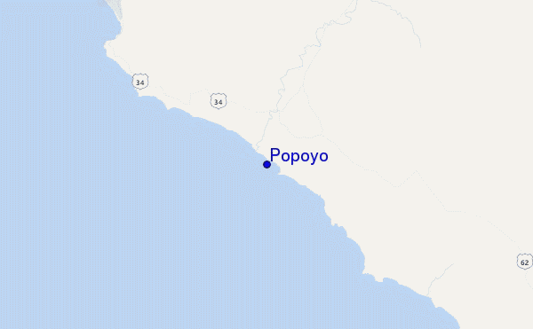 locatiekaart van Popoyo