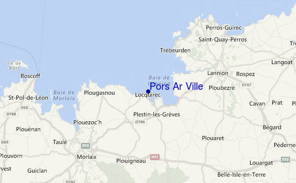 Pors Ar Ville Location Map