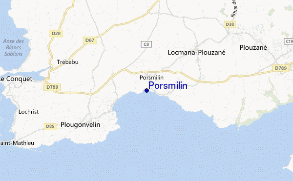 locatiekaart van Porsmilin