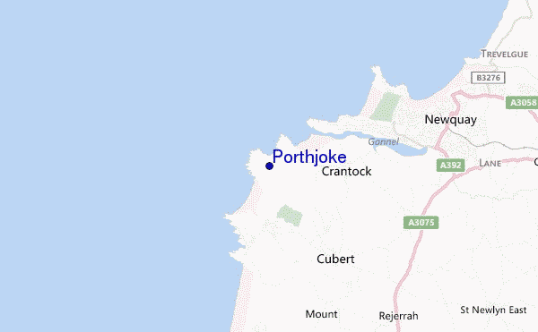 locatiekaart van Porthjoke