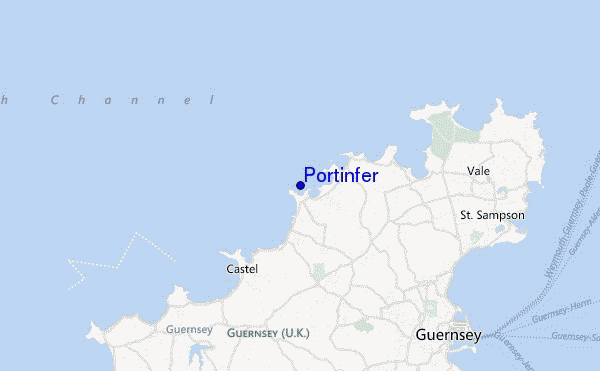 locatiekaart van Portinfer