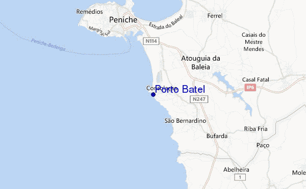 locatiekaart van Porto Batel