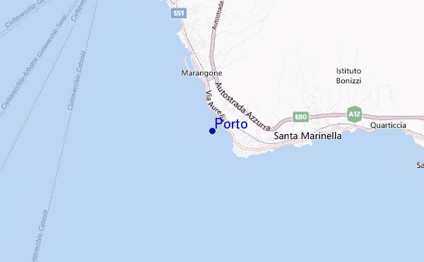 locatiekaart van Porto
