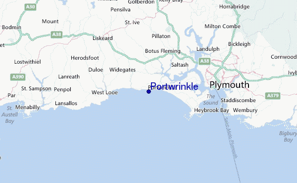 Portwrinkle Location Map