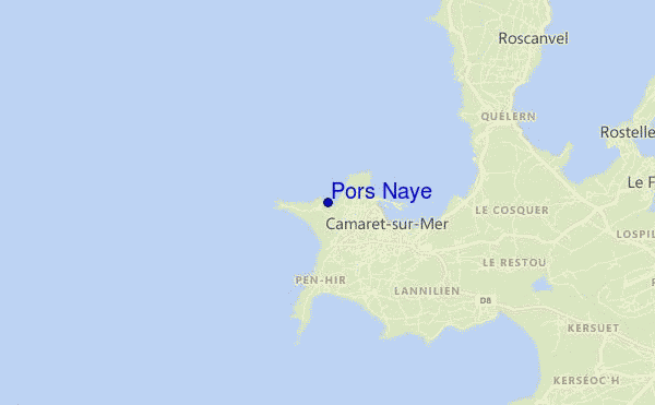 locatiekaart van Pors Naye
