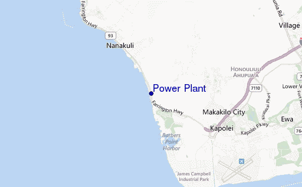 locatiekaart van Power Plant