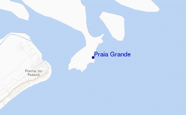 locatiekaart van Praia Grande