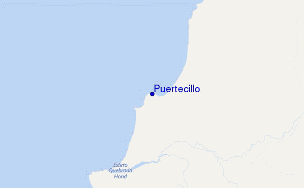 locatiekaart van Puertecillo