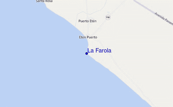 locatiekaart van La Farola