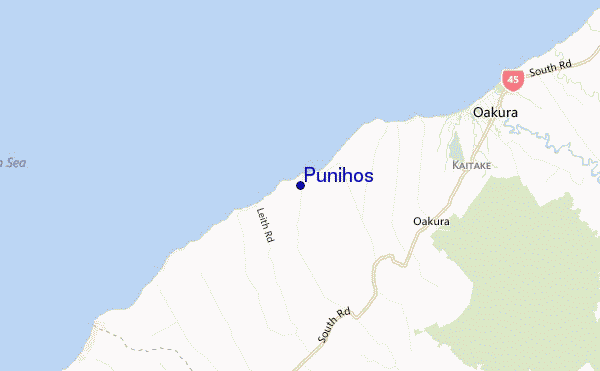 locatiekaart van Punihos
