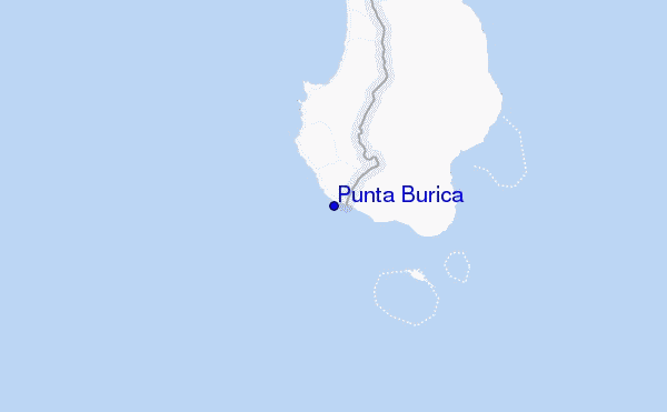 locatiekaart van Punta Burica