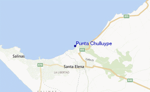 locatiekaart van Punta Chulluype