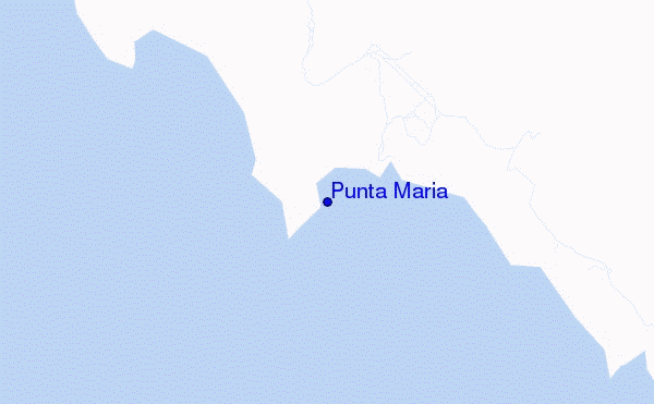 locatiekaart van Punta Maria