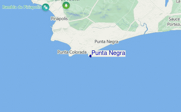 locatiekaart van Punta Negra
