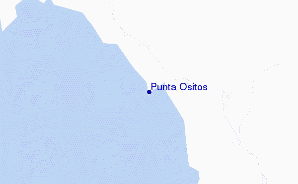 locatiekaart van Punta Ositos