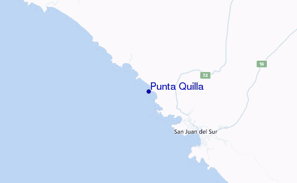 locatiekaart van Punta Quilla