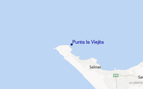 locatiekaart van Punta la Viejita