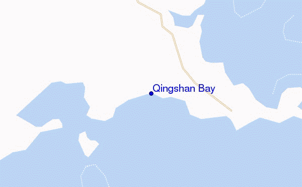 locatiekaart van Qingshan Bay