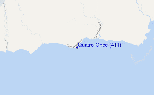 locatiekaart van Quatro-Once (411)