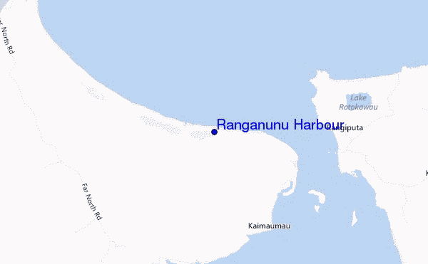 locatiekaart van Ranganunu Harbour