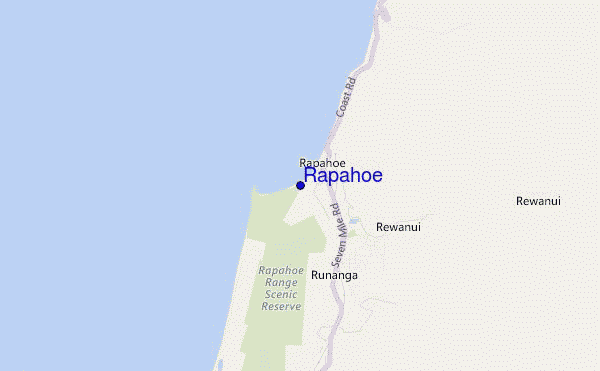 locatiekaart van Rapahoe