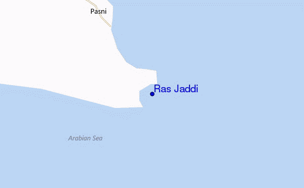 locatiekaart van Ras Jaddi