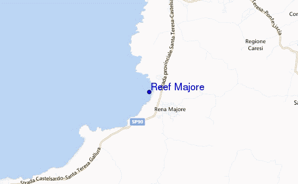 locatiekaart van Reef Majore