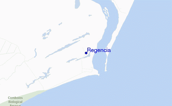 locatiekaart van Regencia