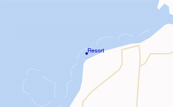 locatiekaart van Resort