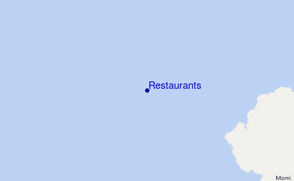 locatiekaart van Restaurants