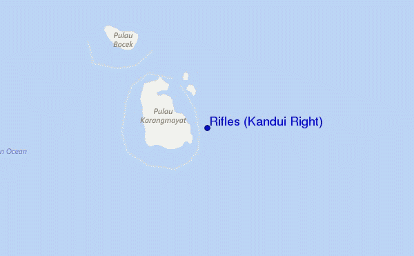 locatiekaart van Rifles (Kandui Right)