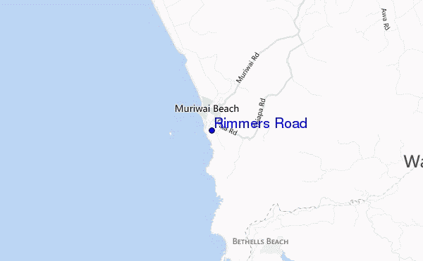 locatiekaart van Rimmers Road