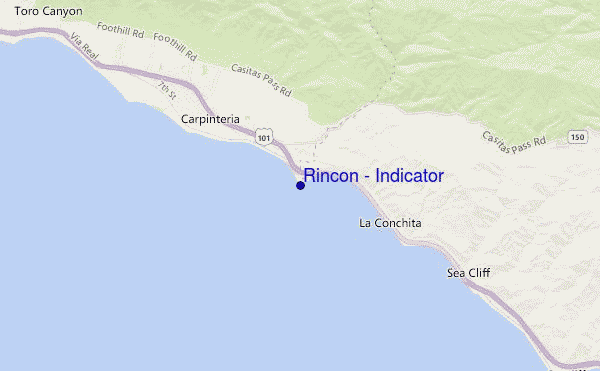 locatiekaart van Rincon - Indicator