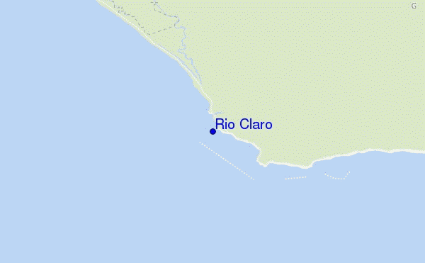 locatiekaart van Rio Claro
